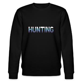 Jagd - Stanley/Stella Unisex Bio-Sweatshirt CHANGER  - Schwarz - Vorne - Nik (191cm) & Marisol (170cm)