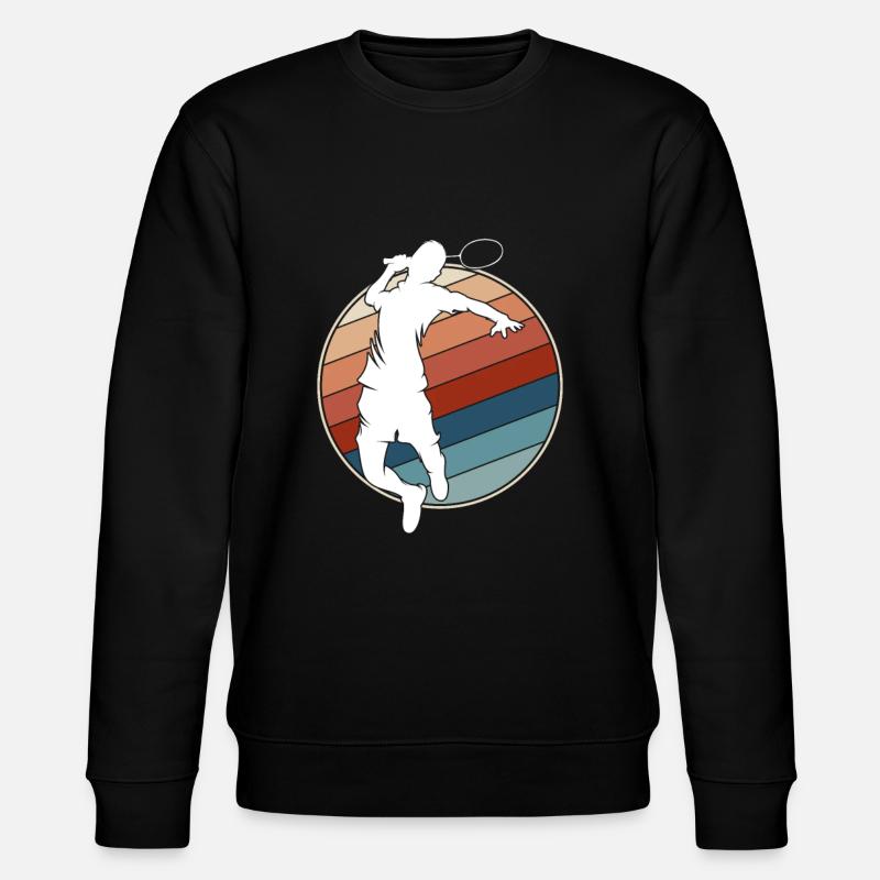 Badminton Rétro - Sweat bio CHANGER Stanley/Stella Unisexe - noir