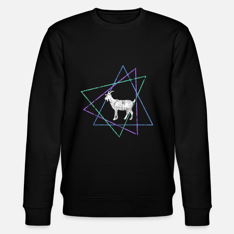 Chèvre - Sweat bio CHANGER Stanley/Stella Unisexe - noir