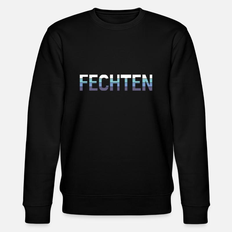 Fechten - Stanley/Stella Unisex Bio-Sweatshirt CHANGER  - Schwarz