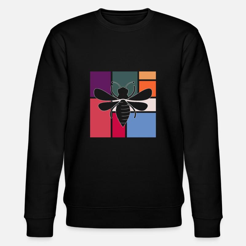 Bee - Stanley/Stella CHANGER Unisex Organic Sweatshirt - black