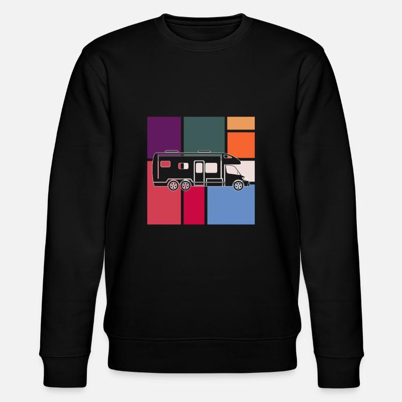 Camping - Sweat bio CHANGER Stanley/Stella Unisexe - noir