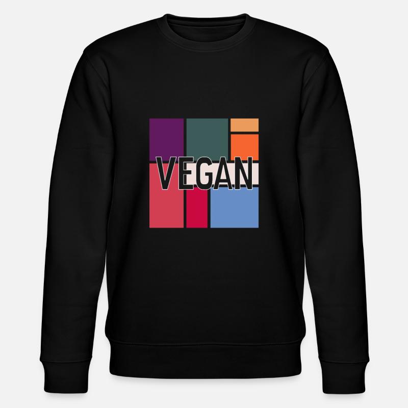 Végétalien - Sweat bio CHANGER Stanley/Stella Unisexe - noir