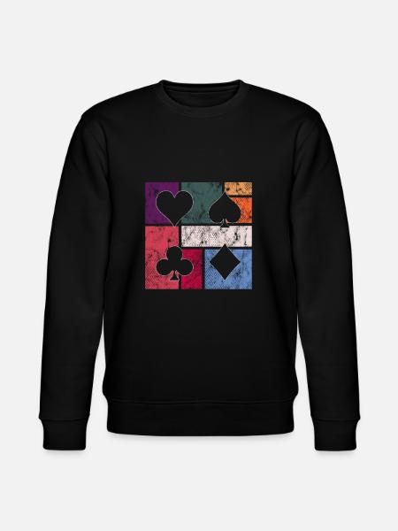 Poker - Stanley/Stella CHANGER Unisex Organic Sweatshirt - black