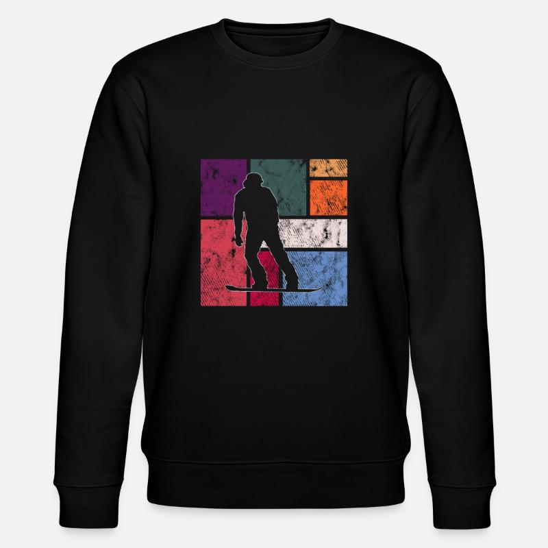 Snowboarding - Stanley/Stella Unisex Bio-Sweatshirt CHANGER  - Schwarz