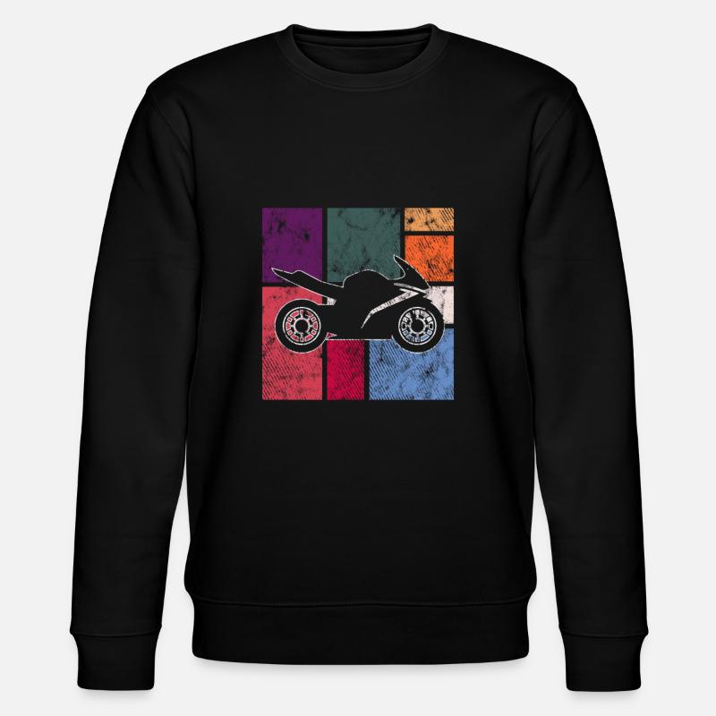 Motorrad - Stanley/Stella Unisex Bio-Sweatshirt CHANGER  - Schwarz