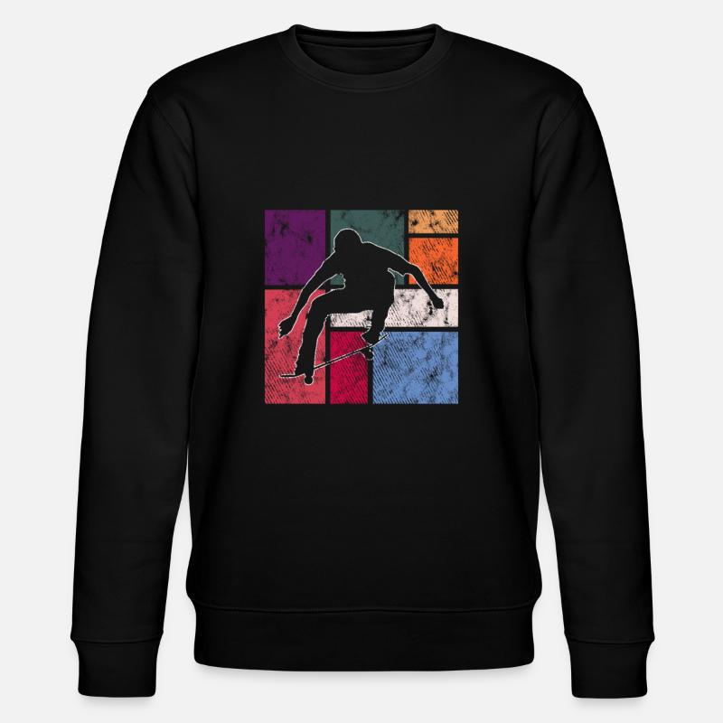 Skating - Stanley/Stella Unisex Bio-Sweatshirt CHANGER  - Schwarz