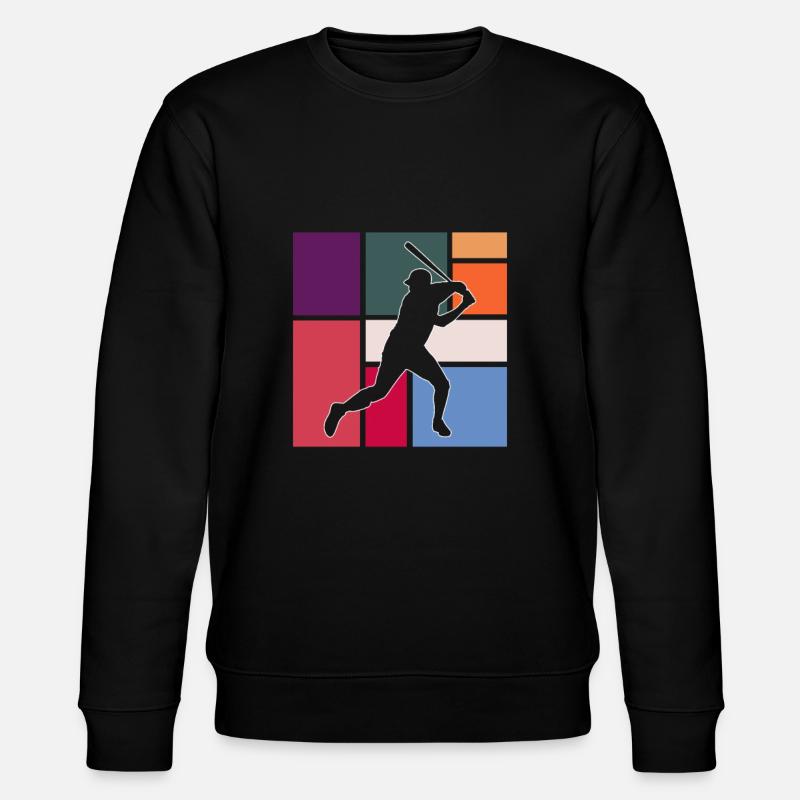 Baseball - Stanley/Stella Unisex Bio-Sweatshirt CHANGER  - Schwarz