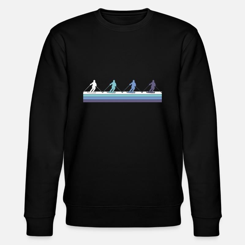 Ski - Stanley/Stella Unisex Bio-Sweatshirt CHANGER  - Schwarz