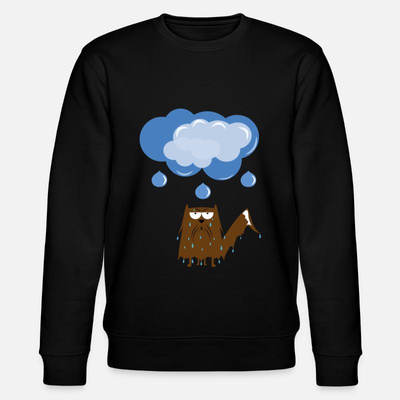 RAINING CATS AND DOGS - Stanley/Stella Unisex Bio-Sweatshirt CHANGER - Schwarz
