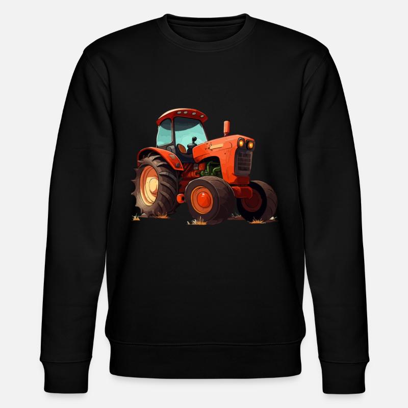 Traktor- Und Landwirtschaftlicher - Stanley/Stella Unisex Bio-Sweatshirt CHANGER - Schwarz