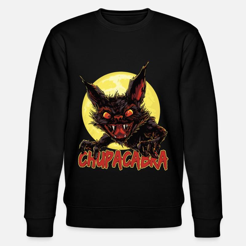 Mythical Monster – Cryptic Monster - Stanley/Stella CHANGER Unisex Organic Sweatshirt - black