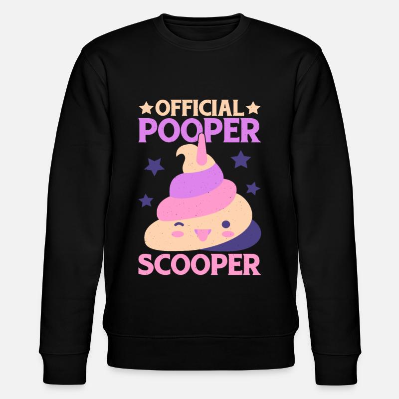 Pooper Scooper officiel 34 - Sweat bio CHANGER Stanley/Stella Unisexe - noir