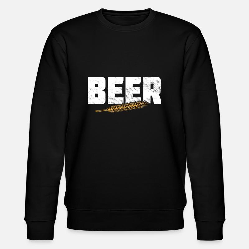 Bière - Sweat bio CHANGER Stanley/Stella Unisexe - noir