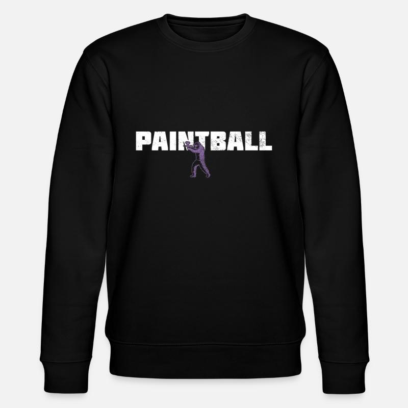 Paintball - Stanley/Stella Unisex Bio-Sweatshirt CHANGER  - Schwarz