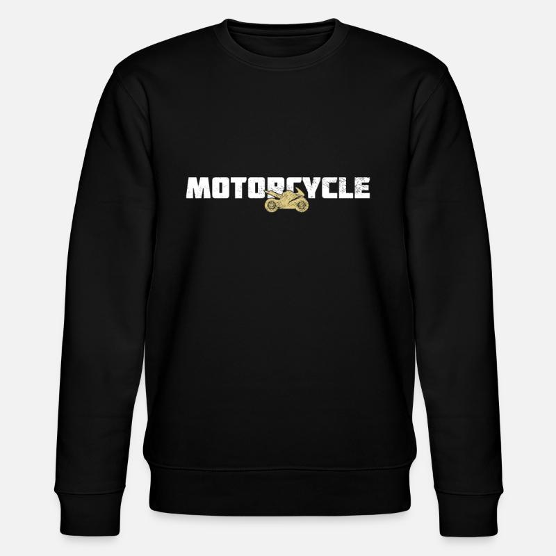 Motorcycle - Stanley/Stella CHANGER Unisex Organic Sweatshirt - black