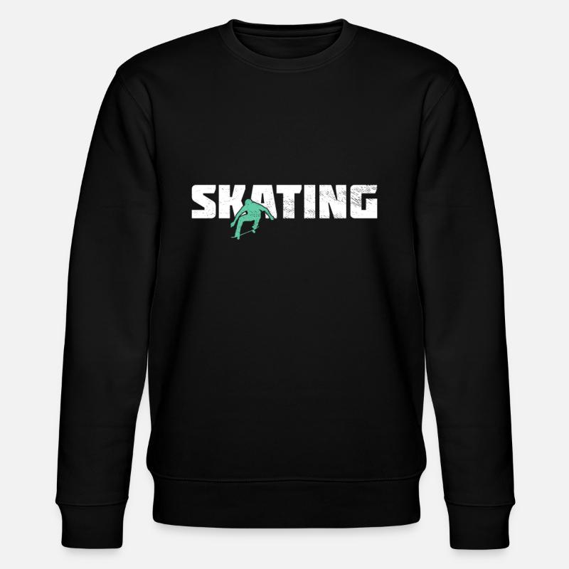 Patinage - Sweat bio CHANGER Stanley/Stella Unisexe - noir