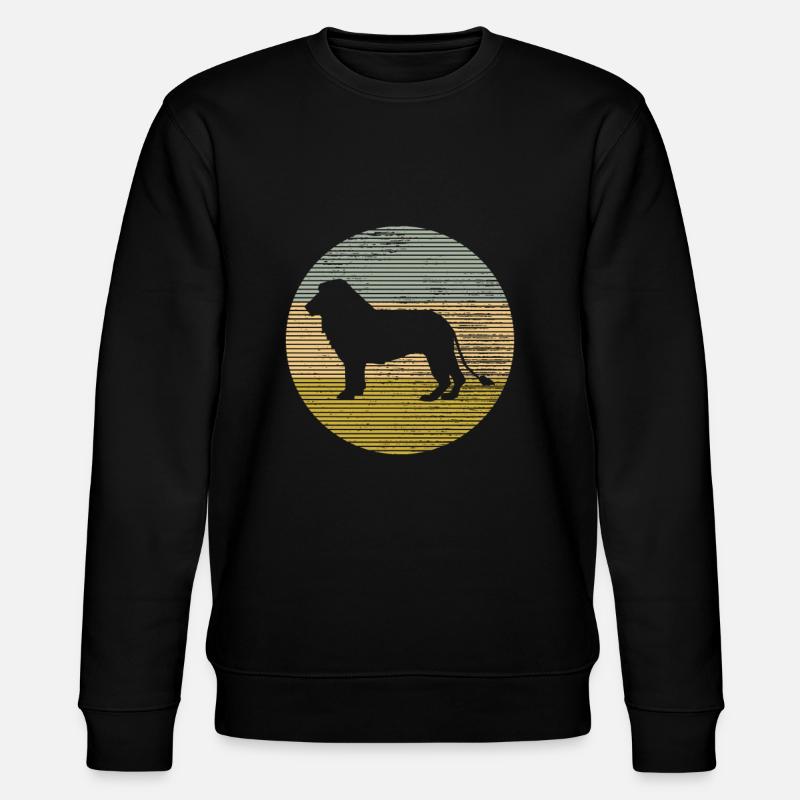 Löwe - Stanley/Stella Unisex Bio-Sweatshirt CHANGER  - Schwarz