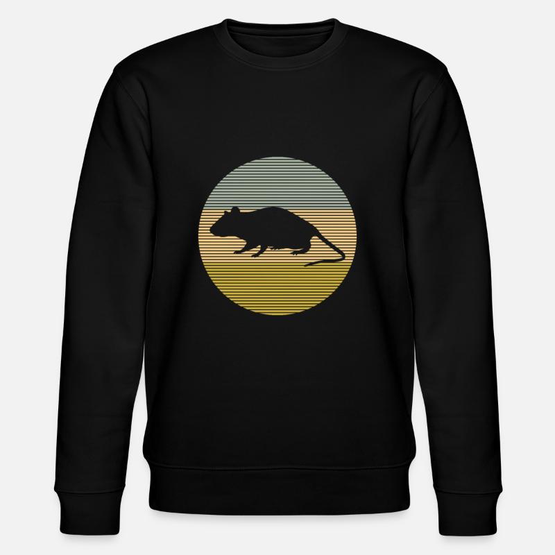 Mouse - Stanley/Stella CHANGER Unisex Organic Sweatshirt - black