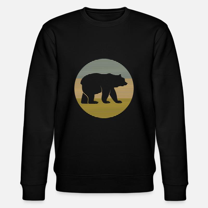 Bear - Stanley/Stella CHANGER Unisex Organic Sweatshirt - black