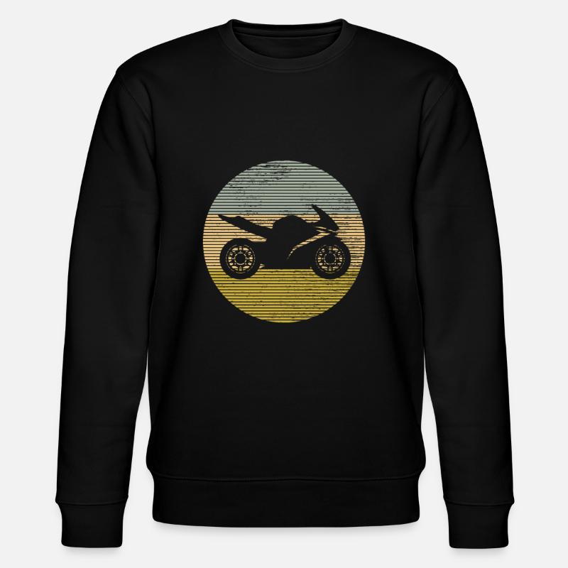 Motocyclette - Sweat bio CHANGER Stanley/Stella Unisexe - noir