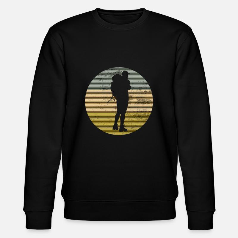 Alpinisme - Sweat bio CHANGER Stanley/Stella Unisexe - noir