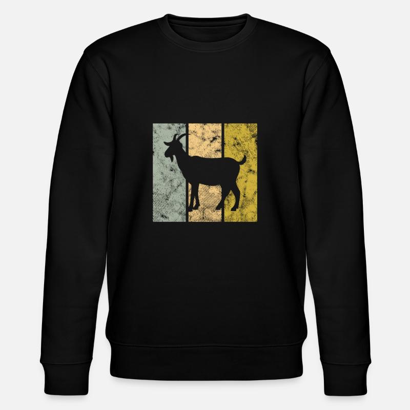 Chèvre - Sweat bio CHANGER Stanley/Stella Unisexe - noir