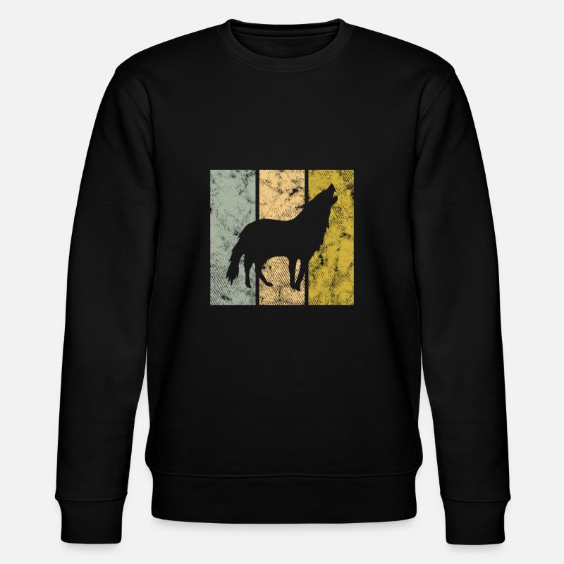 Loup - Sweat bio CHANGER Stanley/Stella Unisexe - noir