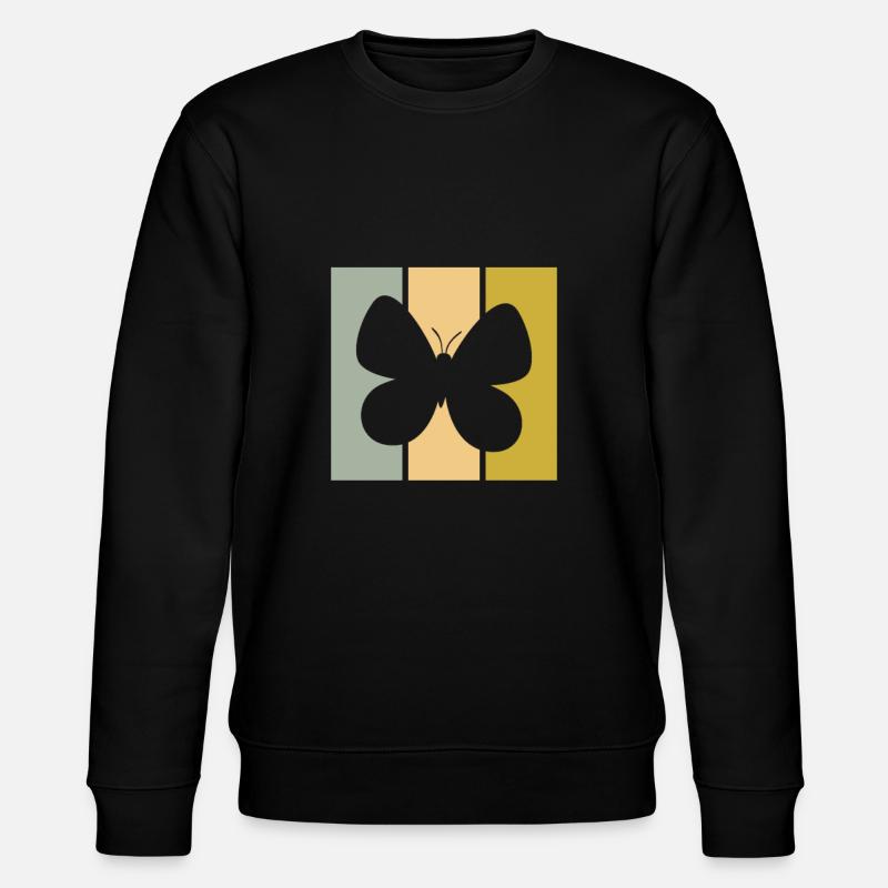 Papillon - Sweat bio CHANGER Stanley/Stella Unisexe - noir