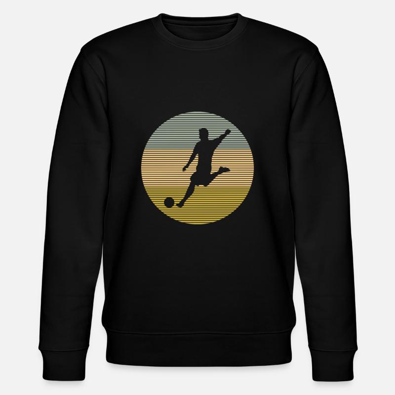Fußball - Stanley/Stella Unisex Bio-Sweatshirt CHANGER  - Schwarz