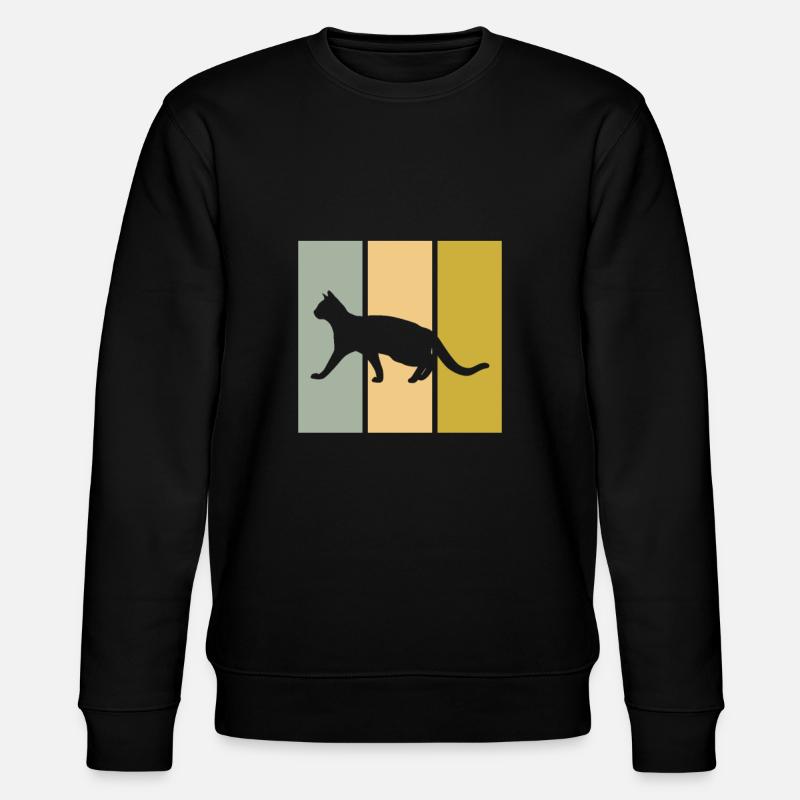 Chat - Sweat bio CHANGER Stanley/Stella Unisexe - noir