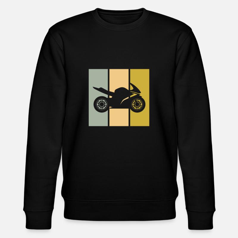 Motorrad - Stanley/Stella Unisex Bio-Sweatshirt CHANGER  - Schwarz