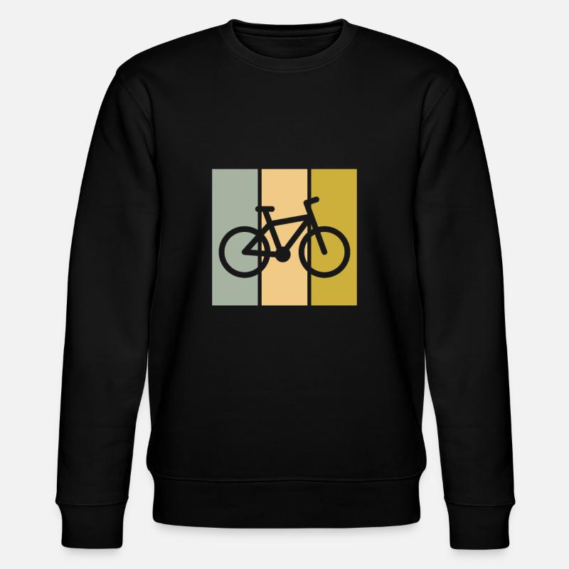 Fahrrad - Stanley/Stella Unisex Bio-Sweatshirt CHANGER  - Schwarz