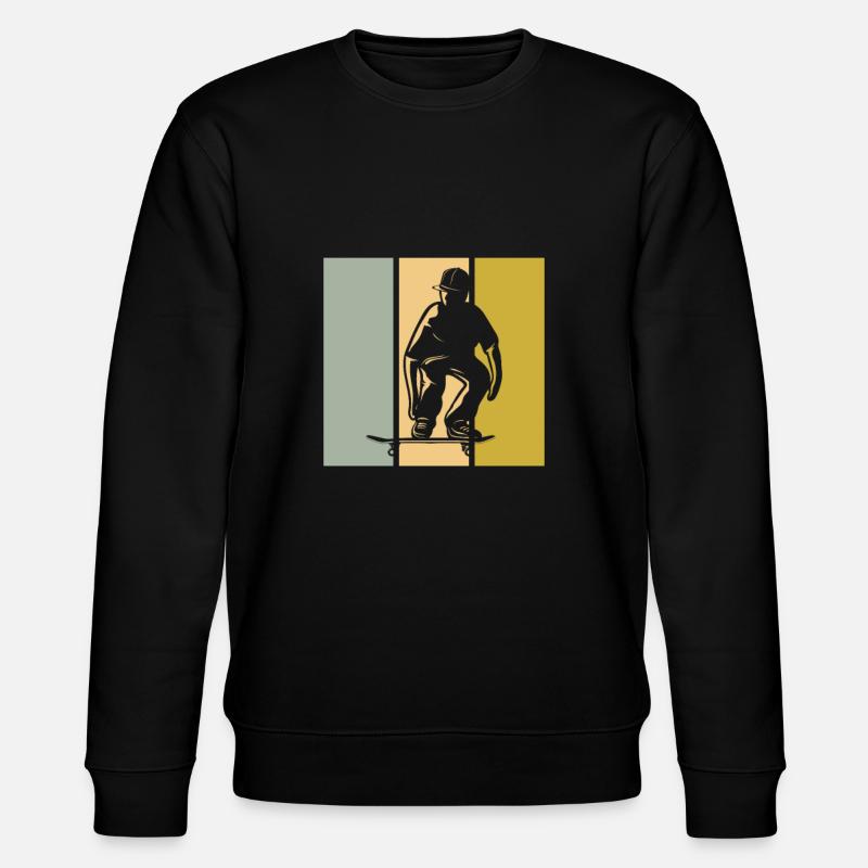 Patinage - Sweat bio CHANGER Stanley/Stella Unisexe - noir