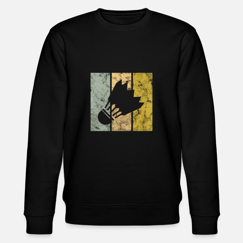 Badminton - Sweat bio CHANGER Stanley/Stella Unisexe - noir