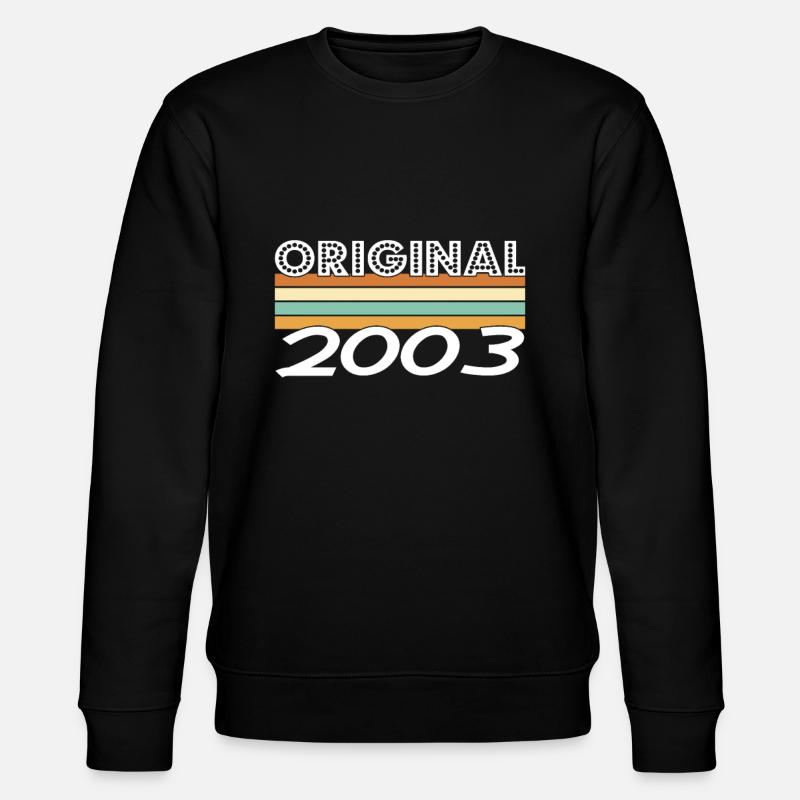 Original 2003 - Stanley/Stella Unisex Bio-Sweatshirt CHANGER  - Schwarz