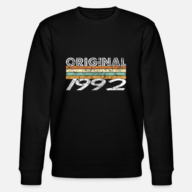 Original 1992 - Sweat bio CHANGER Stanley/Stella Unisexe - noir
