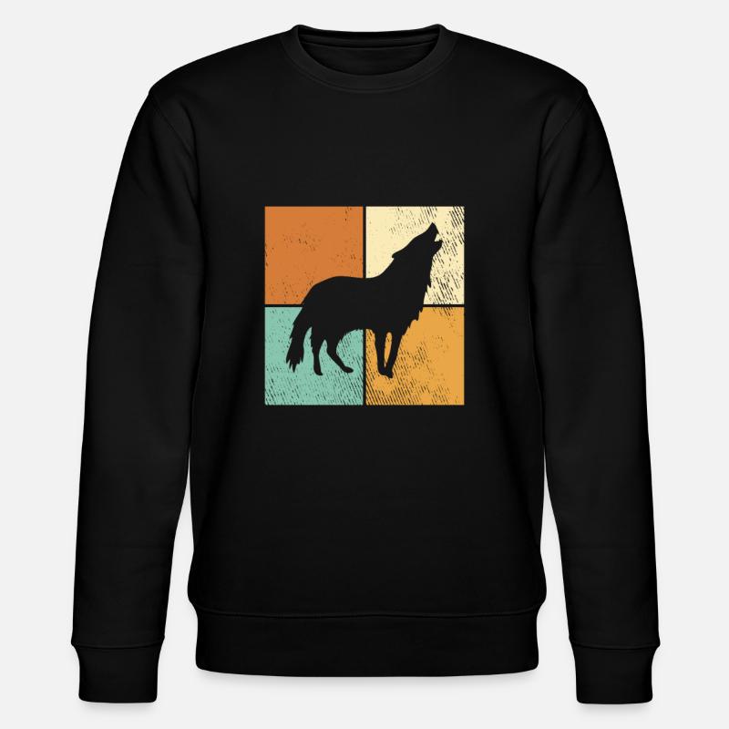 Loup - Sweat bio CHANGER Stanley/Stella Unisexe - noir