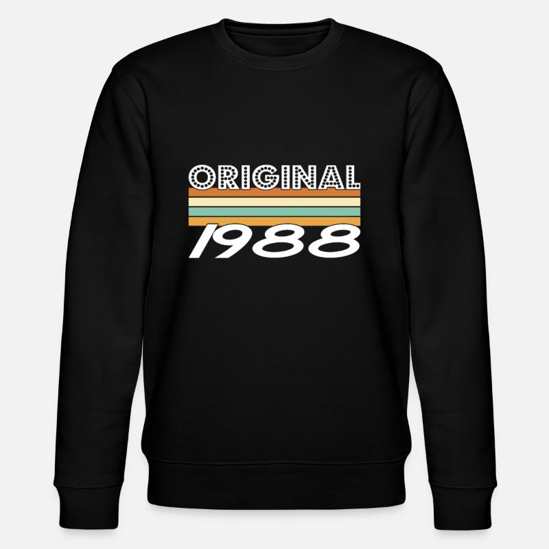 Original 1988 - Stanley/Stella CHANGER Unisex Organic Sweatshirt - black
