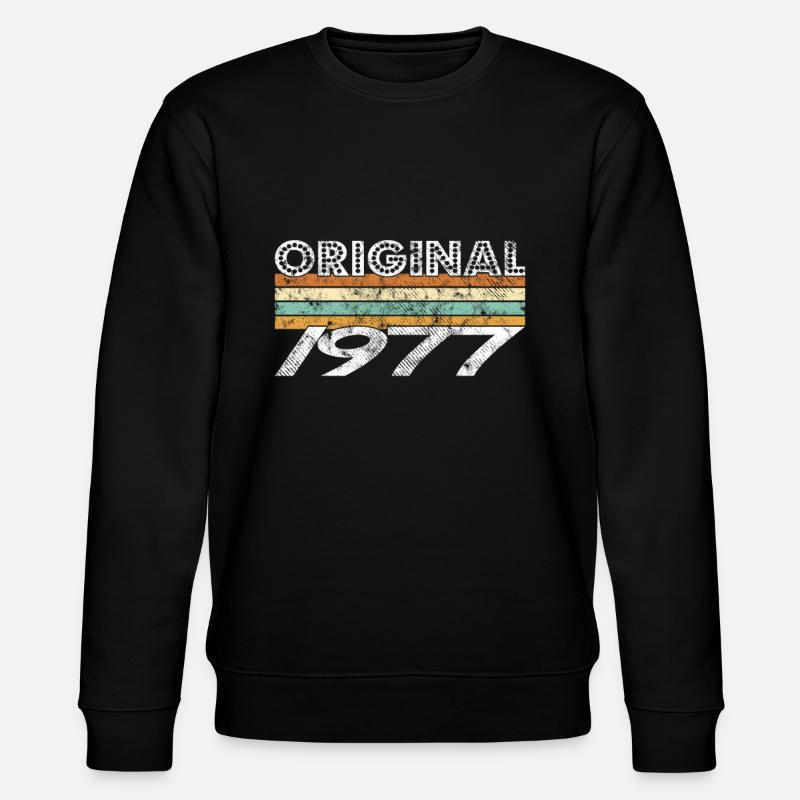 Original 1977 - Sweat bio CHANGER Stanley/Stella Unisexe - noir