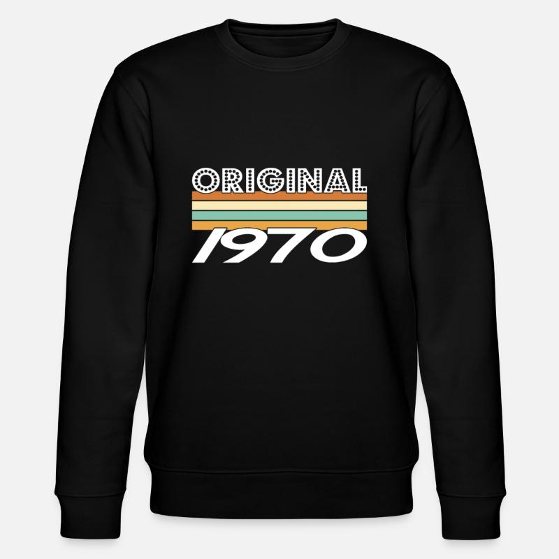 Original 1970 - Stanley/Stella CHANGER Unisex Organic Sweatshirt - black