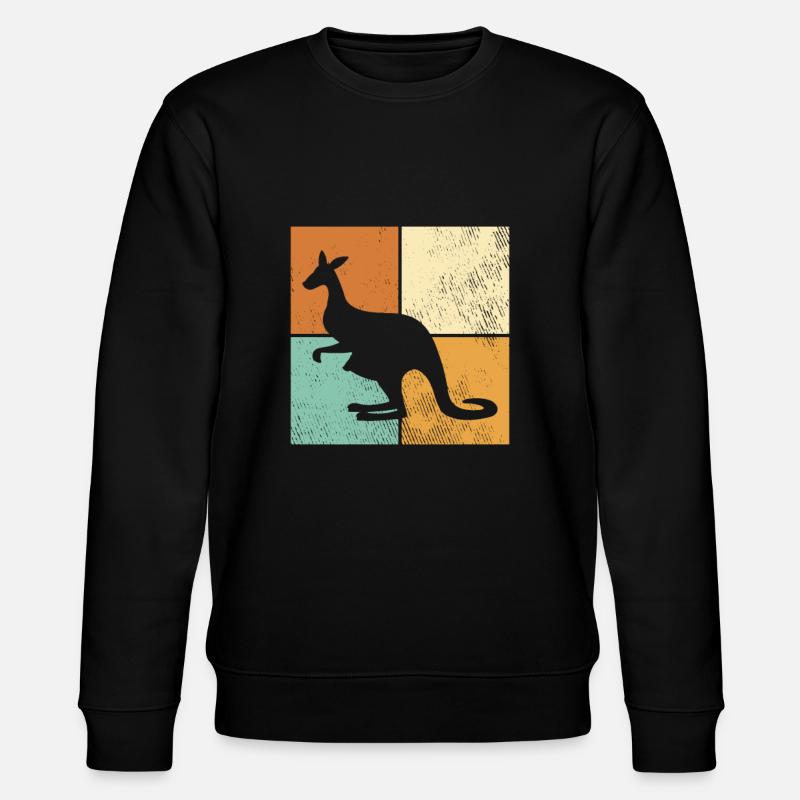 Kangaroo - Stanley/Stella CHANGER Unisex Organic Sweatshirt - black