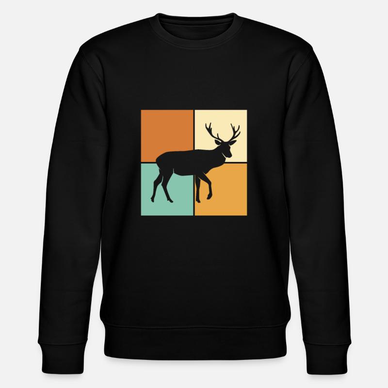 Cerf - Sweat bio CHANGER Stanley/Stella Unisexe - noir