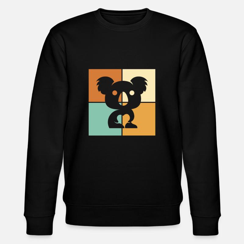 Koala - Stanley/Stella CHANGER Unisex Organic Sweatshirt - black