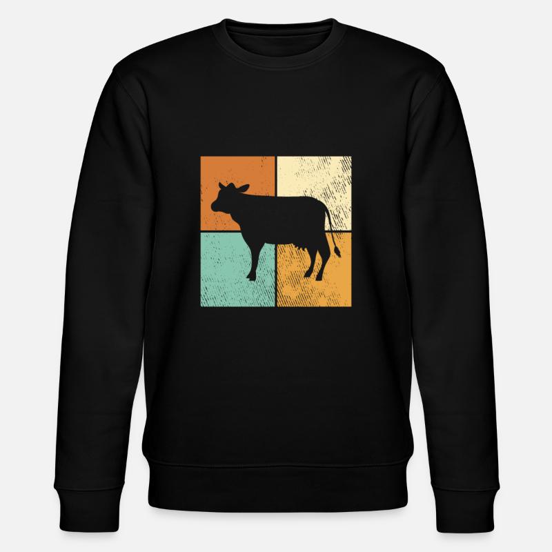 Vache - Sweat bio CHANGER Stanley/Stella Unisexe - noir