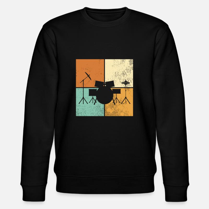 Percussion - Sweat bio CHANGER Stanley/Stella Unisexe - noir