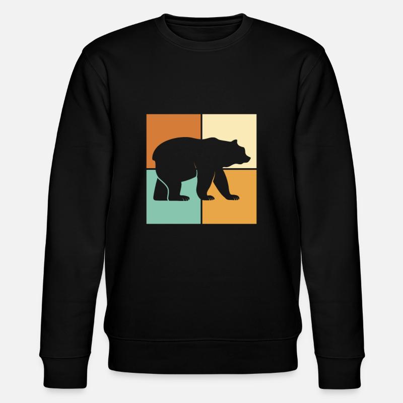 Bear - Stanley/Stella CHANGER Unisex Organic Sweatshirt - black