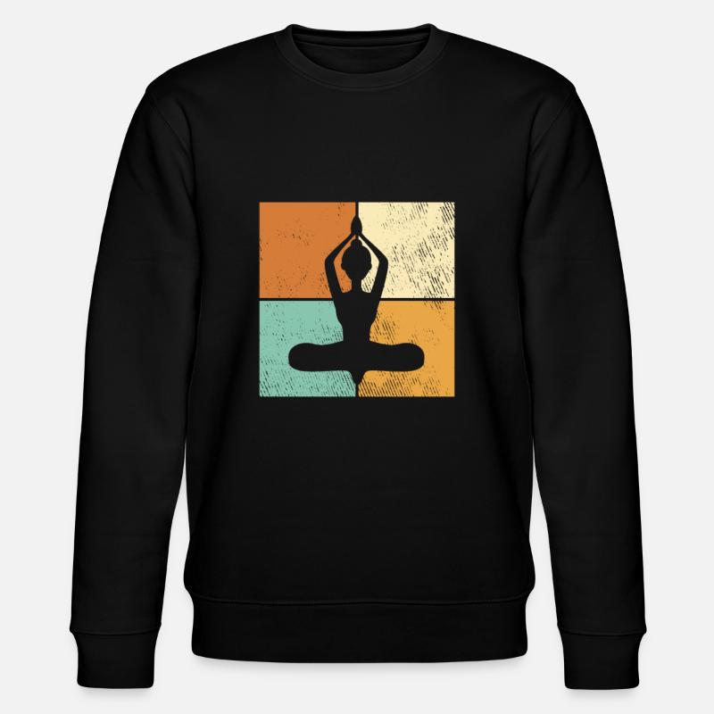 Meditation - Stanley/Stella Unisex Bio-Sweatshirt CHANGER  - Schwarz
