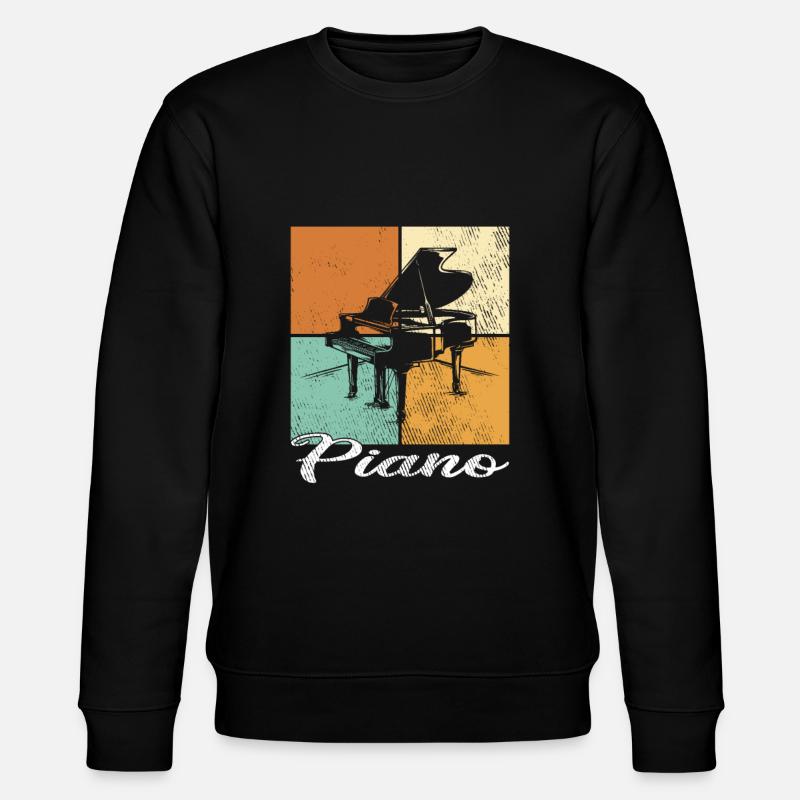 Piano - Sweat bio CHANGER Stanley/Stella Unisexe - noir