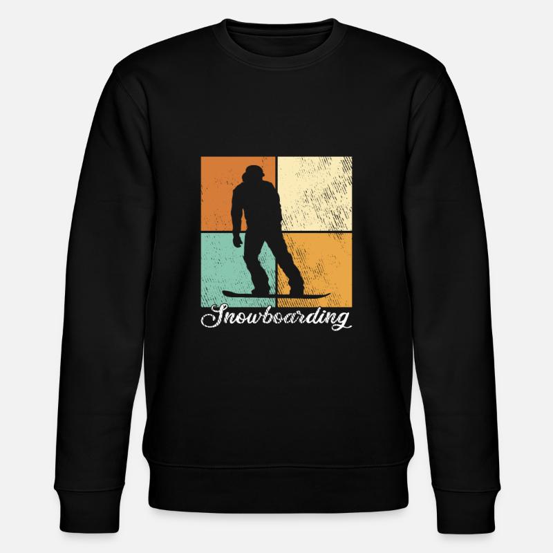 Planche à neige - Sweat bio CHANGER Stanley/Stella Unisexe - noir